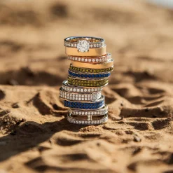 APM Monaco Bague Bold Bleue^ Bagues