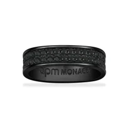 APM Monaco Bague Bold Pave Noire^ Bagues