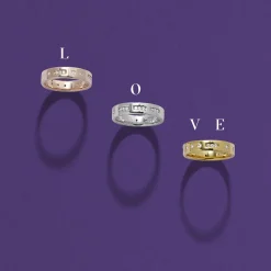 APM Monaco Bague Code Morse Love - Argent^ Bagues