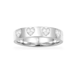 APM Monaco Bague Coeur - Argent^ Bagues