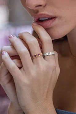 APM Monaco Bague Coeur - Argent^ Bagues