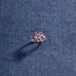 APM Monaco Bague Coeur Fuchsia^ Bagues