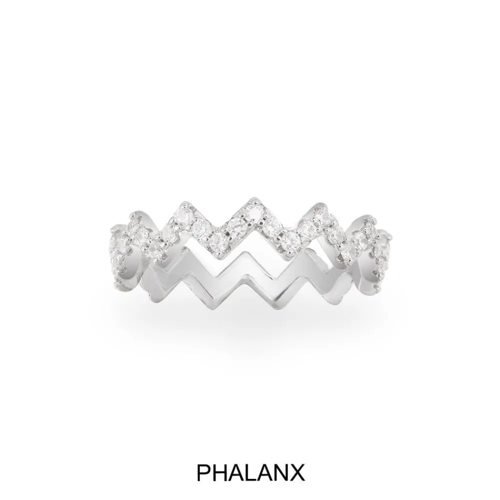 APM Monaco Bague De Phalange Up And Down - Argent^ Bagues