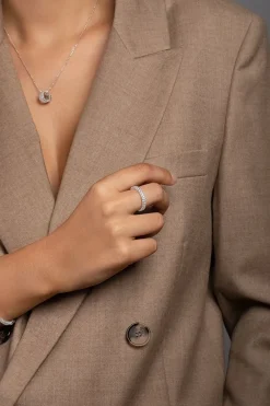 APM Monaco Bague Eclat - Argent^ Bagues