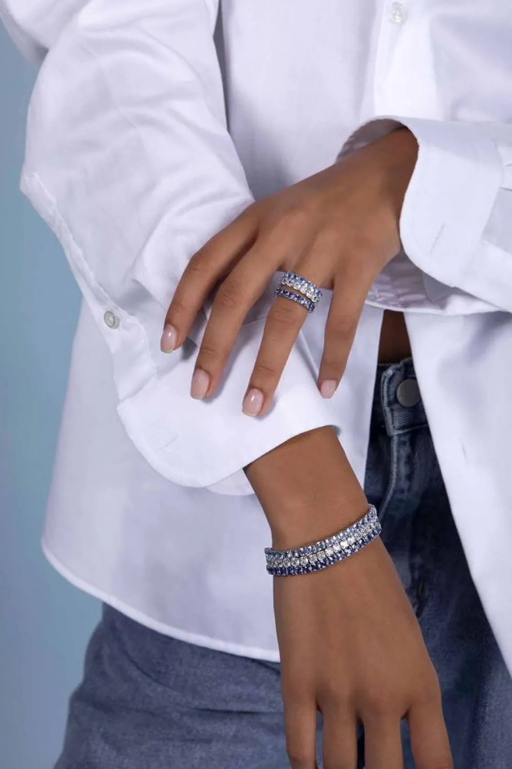 APM Monaco Bague Eclat Bleu^ Bagues