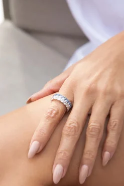 APM Monaco Bague Eclat Bleu Lagon^ Bagues