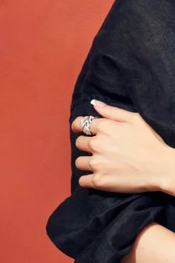 APM Monaco Bague Feuille - Argent^ Bagues