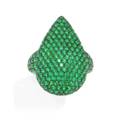 APM Monaco Bague Goutte Verte Bold^ Bagues