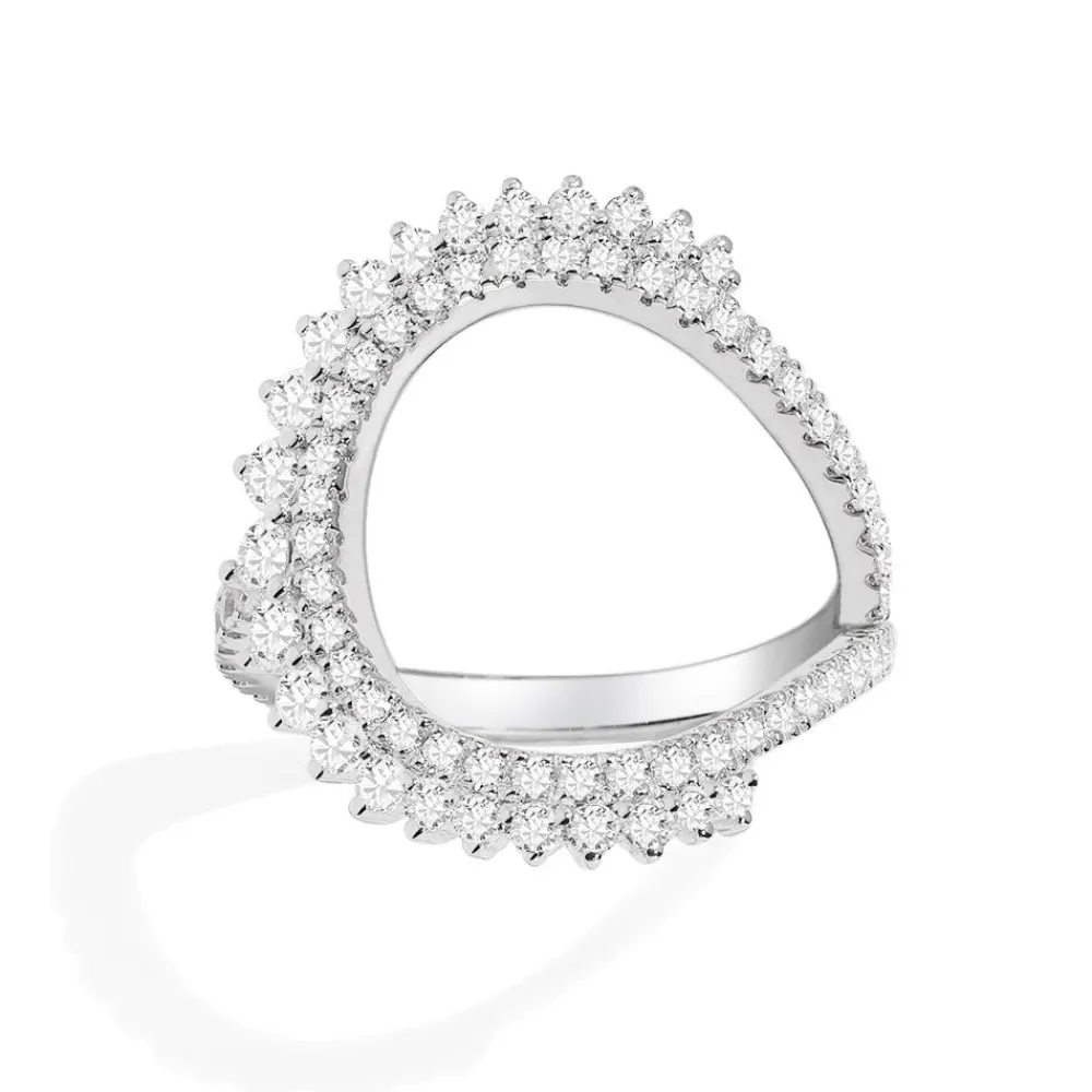 APM Monaco Bague Lune Pave^ Bagues