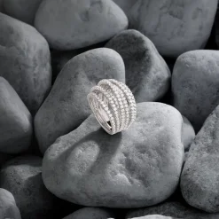 APM Monaco Bague Multi Anneaux - Argent^ Bagues