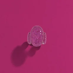 APM Monaco Bague Ovale Fuchsia Bold^ Bagues