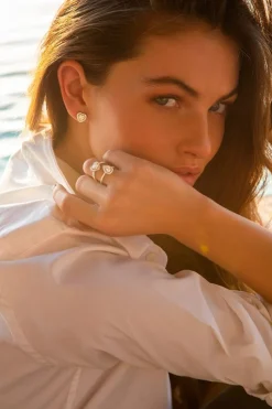 APM Monaco Bague Pave Coeur^ Bagues