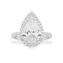 APM Monaco Bague Pave Poire^ Bagues
