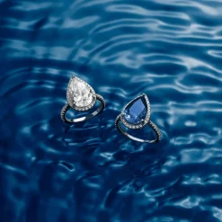 APM Monaco Bague Pave Poire^ Bagues