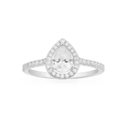 APM Monaco Bague Pave Poire^ Bagues