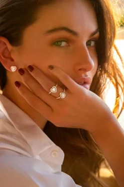 APM Monaco Bague Pave Poire^ Bagues