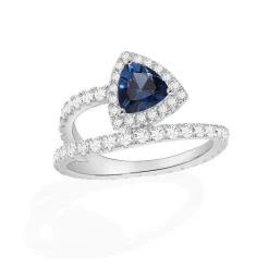 APM Monaco Bague Triangle Pave^ Bagues