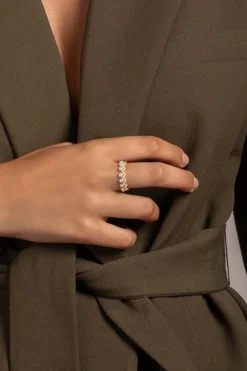 APM Monaco Bague Up And Down Avec Perles^ Bagues