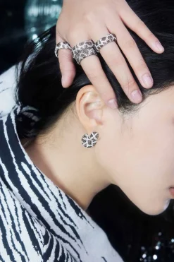 APM Monaco Boucle D'Oreille Ear Jacket Girafe^ Boucles D'Oreilles