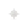 APM Monaco Boucle D'Oreille Individuelle Meteorites Sous-Lobe Avec Perle - Argent^ Boucles D'Oreilles