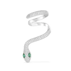 APM Monaco Boucle D'Oreille Individuelle Serpent - Argent^ Boucles D'Oreilles