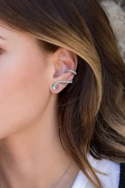 APM Monaco Boucle D'Oreille Individuelle Serpent - Argent^ Boucles D'Oreilles