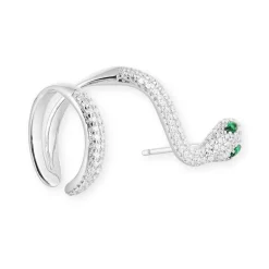 APM Monaco Boucle D'Oreille Individuelle Serpent - Argent^ Boucles D'Oreilles