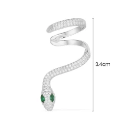 APM Monaco Boucle D'Oreille Individuelle Serpent - Argent^ Boucles D'Oreilles