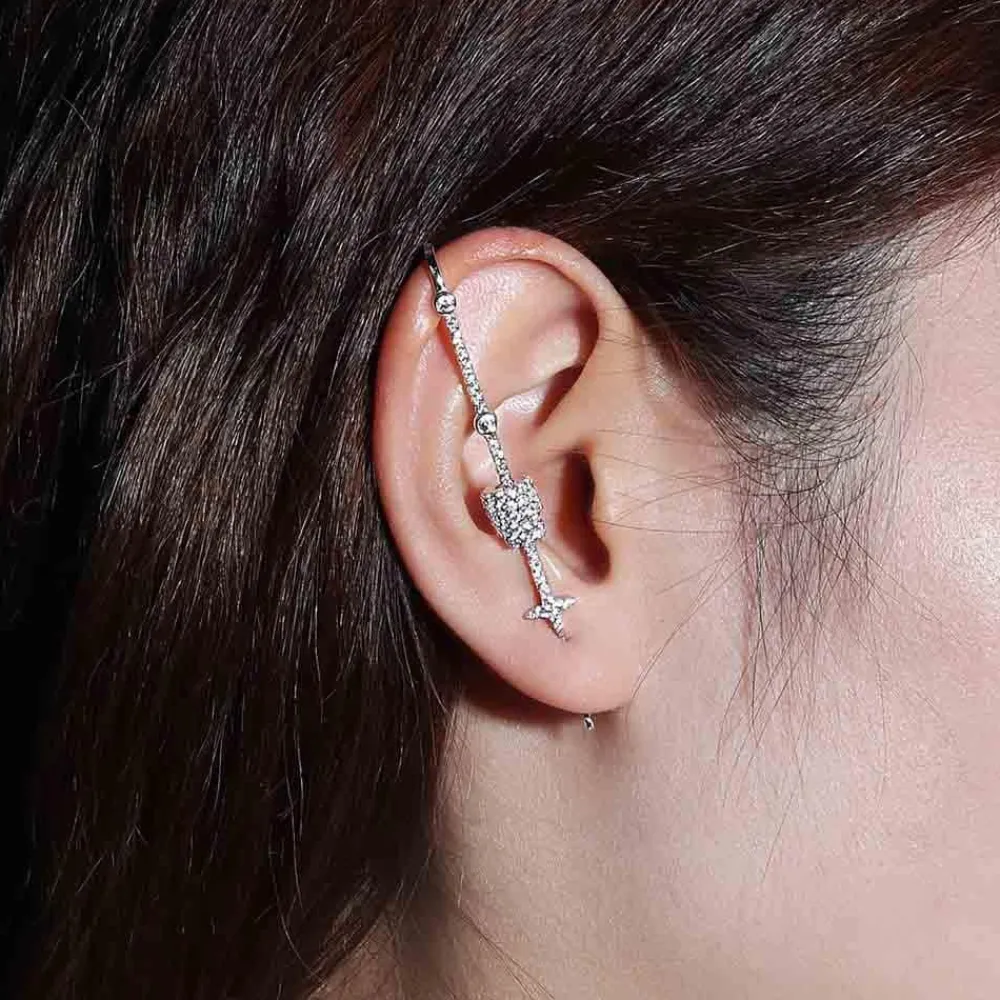 APM Monaco Boucle D'Oreille Individuelle Barre - Argent^ Boucles D'Oreilles