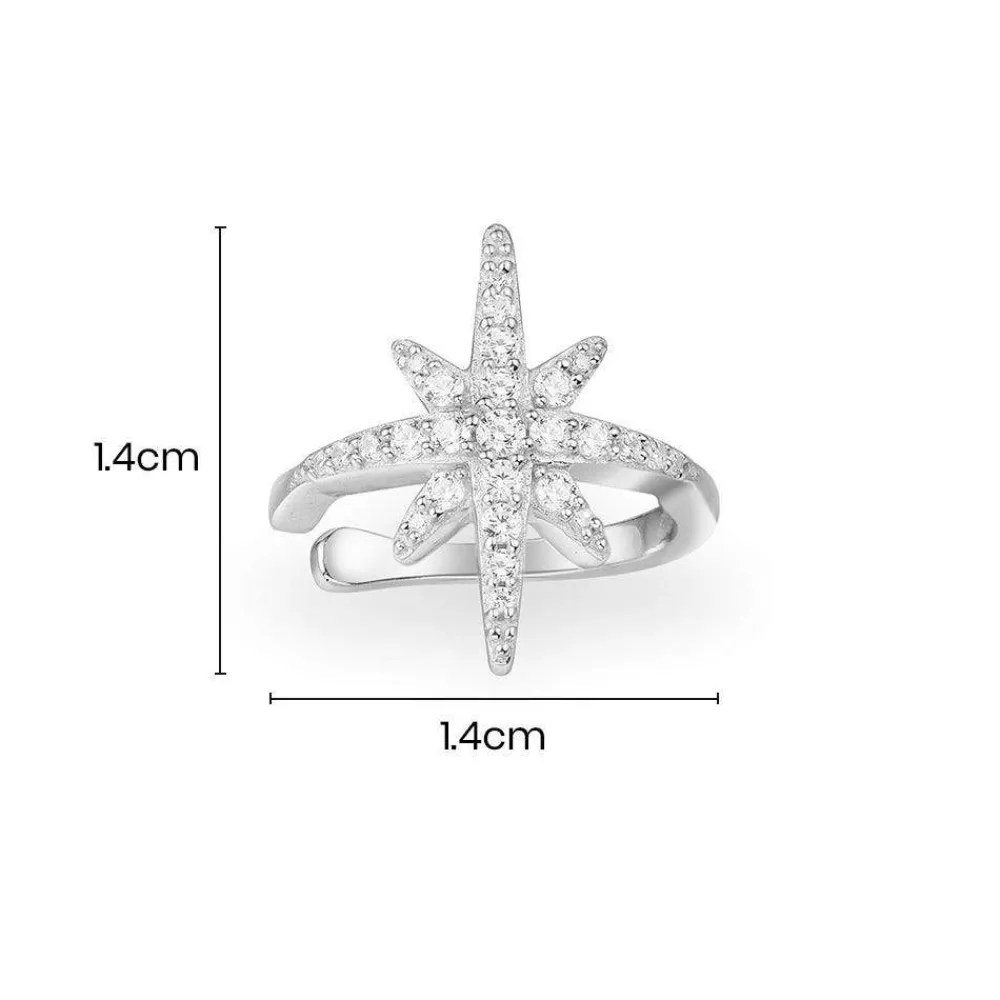 APM Monaco Boucle D'Oreille Individuelle Meteorites Coulissante - Argent^ Boucles D'Oreilles
