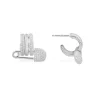 APM Monaco Boucle D'Oreille Individuelle Ear Cuff Epingle A Nourrice - Argent^ Boucles D'Oreilles