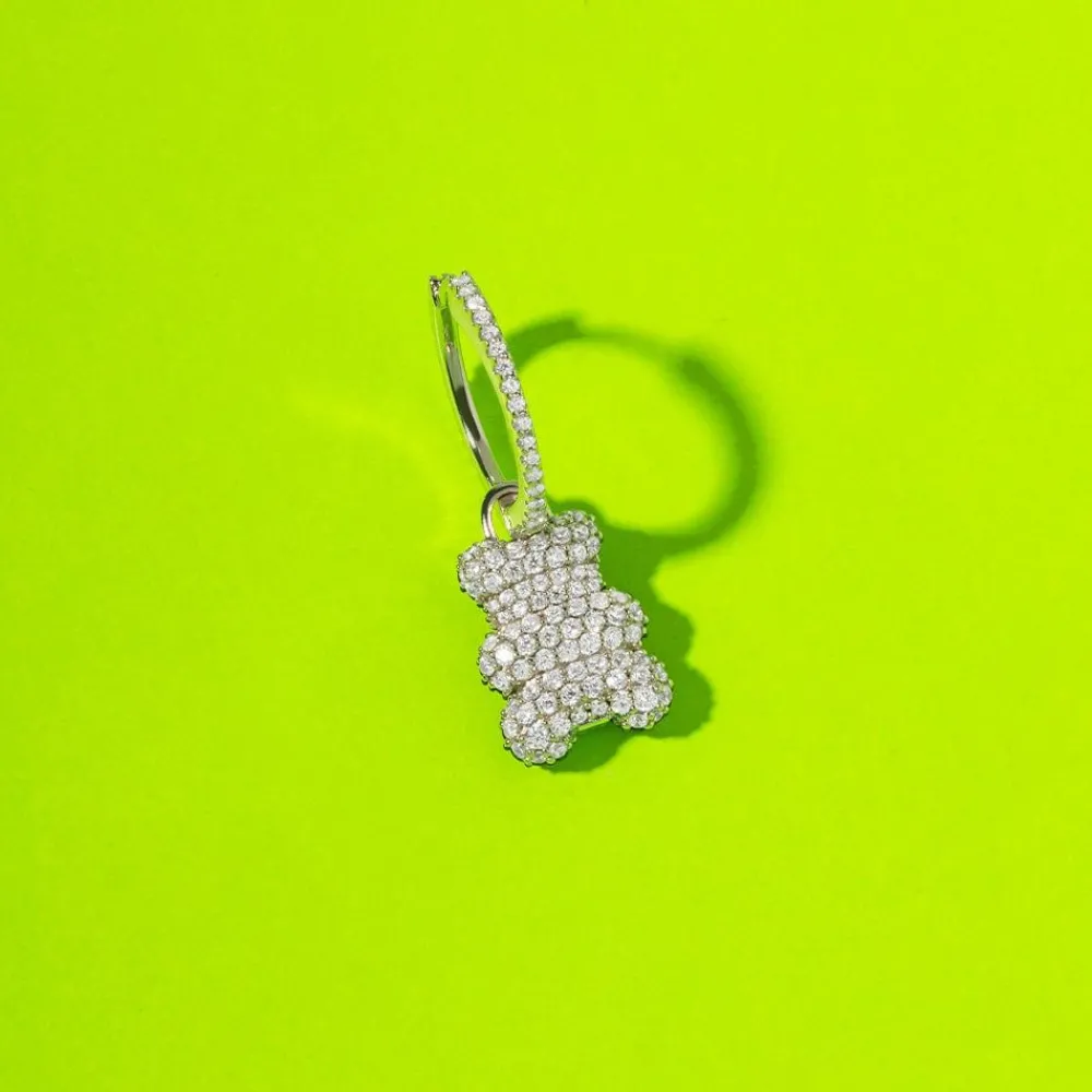 APM Monaco Boucle D'Oreille Individuelle Yummy Bear (Clip) Baby Mood - Argent^ Boucles D'Oreilles