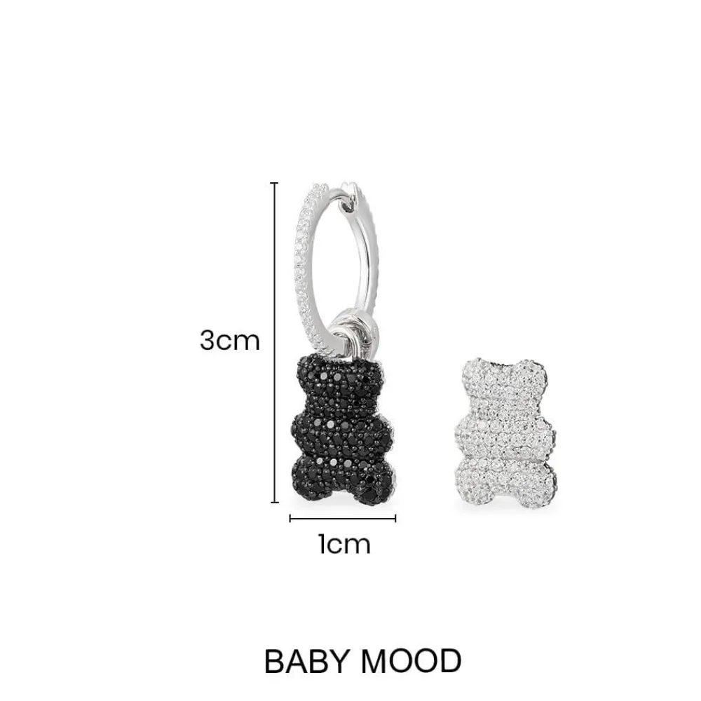 APM Monaco Boucle D'Oreille Individuelle Yummy Bear (Clip) Baby Mood - Argent^ Boucles D'Oreilles