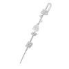 APM Monaco Boucle D'Oreille Individuelle Barre Avec Poire^ Boucles D'Oreilles