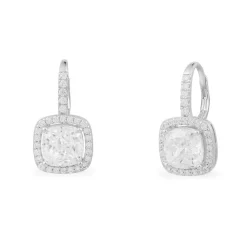 APM Monaco Boucles D'Oreille Pierre Carree^ Boucles D'Oreilles