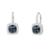 APM Monaco Boucles D'Oreille Pierre Carree Bleue^ Boucles D'Oreilles