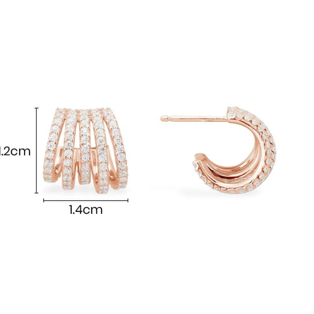 APM Monaco Boucles D'Oreilles 5 Anneaux^ Boucles D'Oreilles