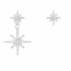 APM Monaco Boucles D'Oreilles Asymetriques Meteorites Sous-Lobe - Argent^ Boucles D'Oreilles