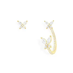 APM Monaco Boucles D'Oreilles Asymetriques Papillon^ Boucles D'Oreilles