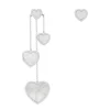 APM Monaco Boucles D'Oreilles Asymetriques Coeur En Nacre - Argent^ Boucles D'Oreilles