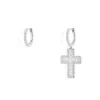 APM Monaco Boucles D'Oreilles Asymetriques Croix^ Boucles D'Oreilles