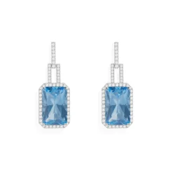 APM Monaco Boucles D'Oreilles Bleu Lagon^ Boucles D'Oreilles