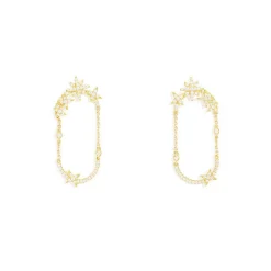 APM Monaco Boucles D'Oreilles Chaine Meteorites^ Boucles D'Oreilles