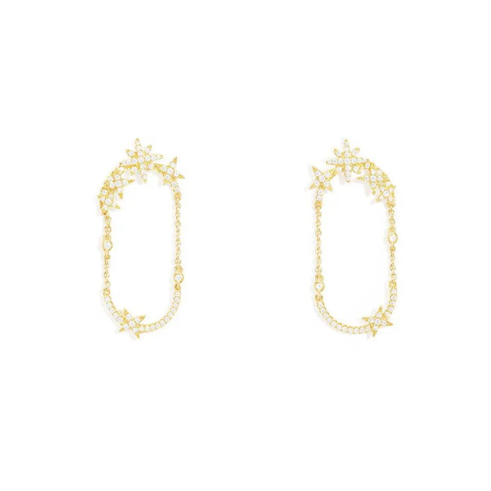 APM Monaco Boucles D'Oreilles Chaine Meteorites^ Boucles D'Oreilles