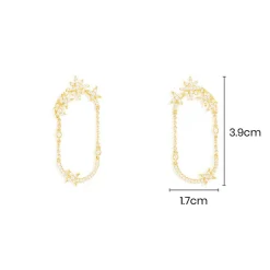 APM Monaco Boucles D'Oreilles Chaine Meteorites^ Boucles D'Oreilles