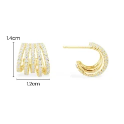 APM Monaco Boucles D'Oreilles Cinq Anneaux^ Boucles D'Oreilles