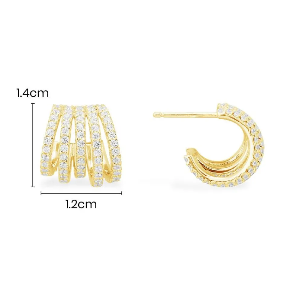 APM Monaco Boucles D'Oreilles Cinq Anneaux^ Boucles D'Oreilles