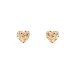 APM Monaco Boucles D'Oreilles Coeur Multicolores^ Boucles D'Oreilles