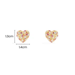 APM Monaco Boucles D'Oreilles Coeur Multicolores^ Boucles D'Oreilles