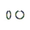 APM Monaco Boucles D'Oreilles Creoles Pave Multicolores^ Boucles D'Oreilles